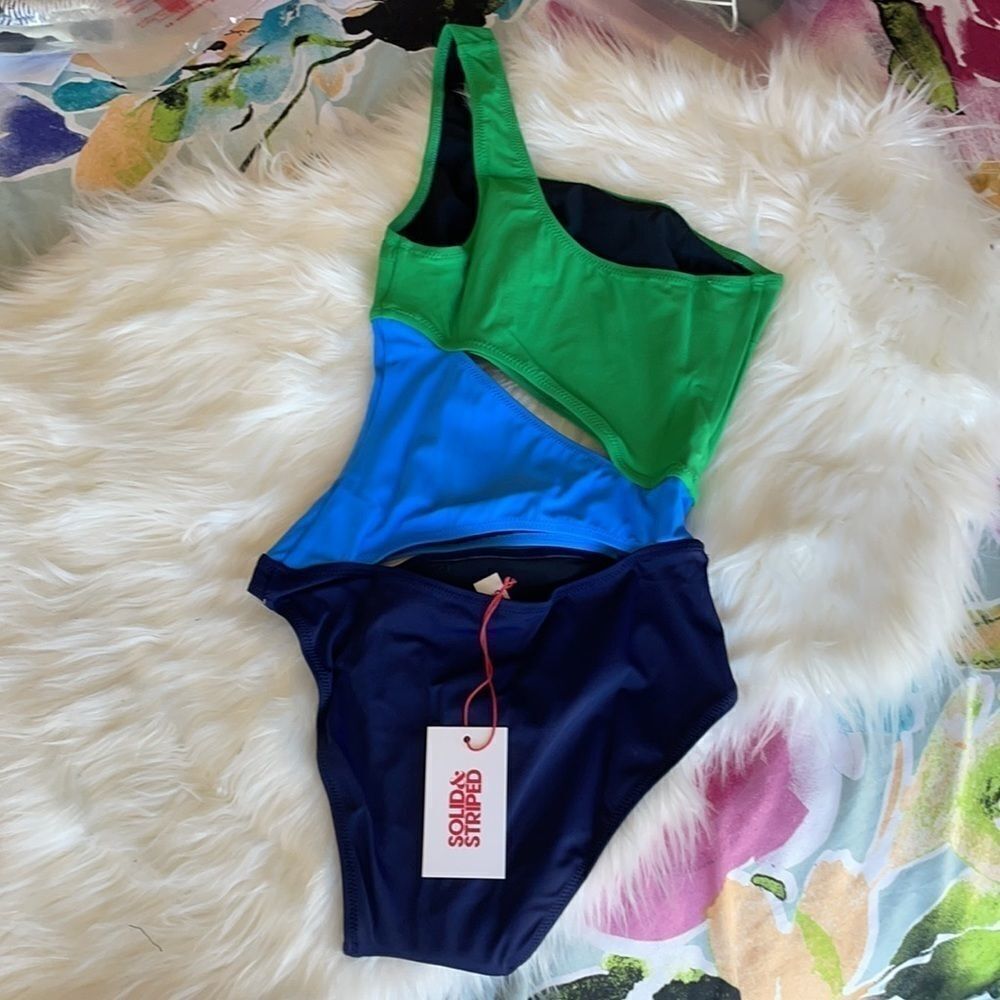 Solid & Striped Cutout One Piece - Picture 7 of 7